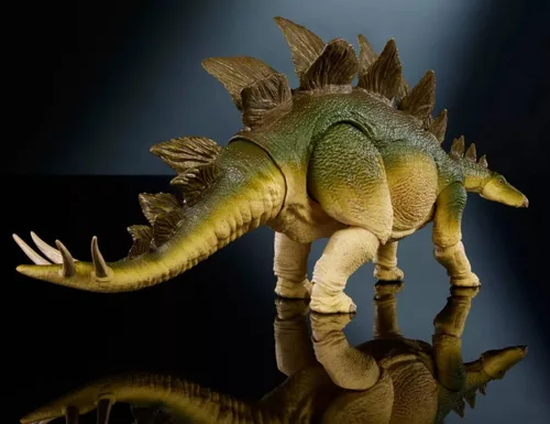 Vista 5 de Jurassic Hammond Collection - Figura de acción grande de Stegosaurus Lost World