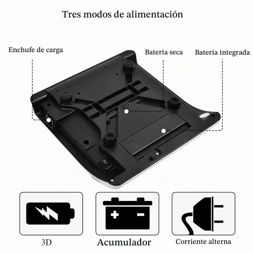 Vista 7 de Báscula digital de precio electrónico LCD digital comercial para carne