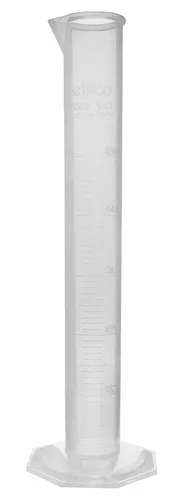 Vista 3 de EISCO Cilindro graduado de polipropileno, base octogonal, 1.7 fl oz (paquete de 12)