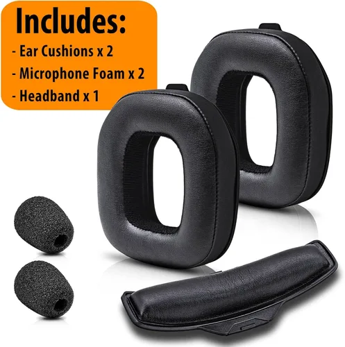 Vista 6 de Almohadillas para oídos A40 TR, almohadillas de repuesto compatibles con Astro A40 tr Headset I A40 TR Mod Kit/A40 Accesorios/diadema/espuma