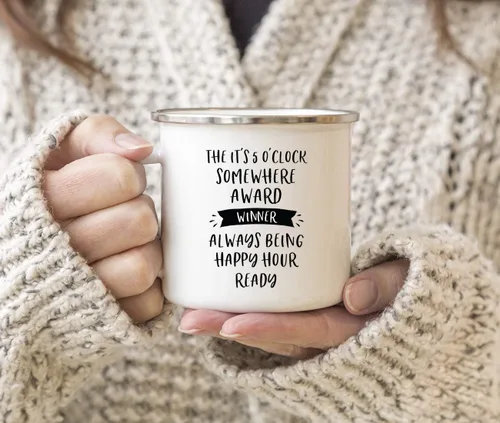 Vista 3 de Andaz Press Taza de café de acero inoxidable de 11 onzas con diseño de fogata, regalo divertido para compañero de trabajo, ganador del premio