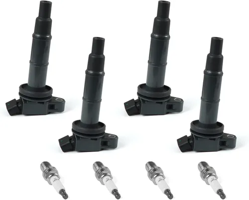 Vista 12 de Paquete de 6 bobinas de encendido UF242 y bujía de iridio IZFR5K11 compatible con Honda Accord Odyssey 3.0L 3.5L V6, Acura CL TL 3.2L V6 Reemplazar