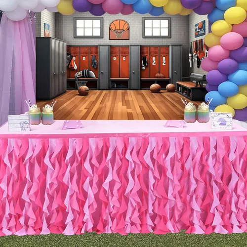 Vista 4 de Fondo de baloncesto para vestuario, 7 x 5 pies, fondo de fotografía de gimnasio con temática deportiva, suministros de fiesta, decoración de club