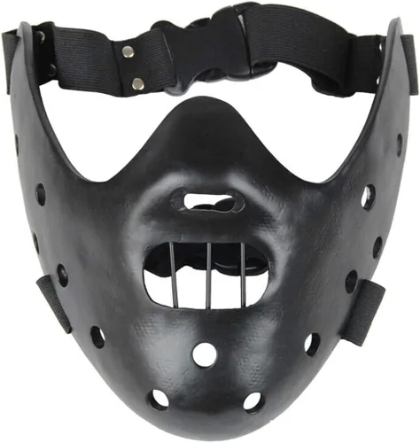 Vista 2 de Hannibal Lecter Mask Horror The Silence of Lambs Resin Hacker Mask