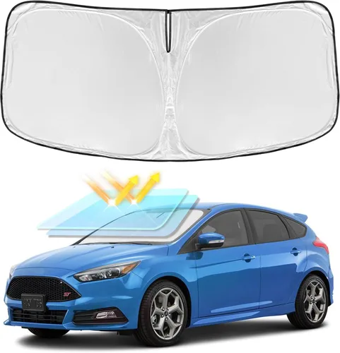 Vista 100 de Parasol de 4 capas para parabrisas, ajuste personalizado, tela 240T