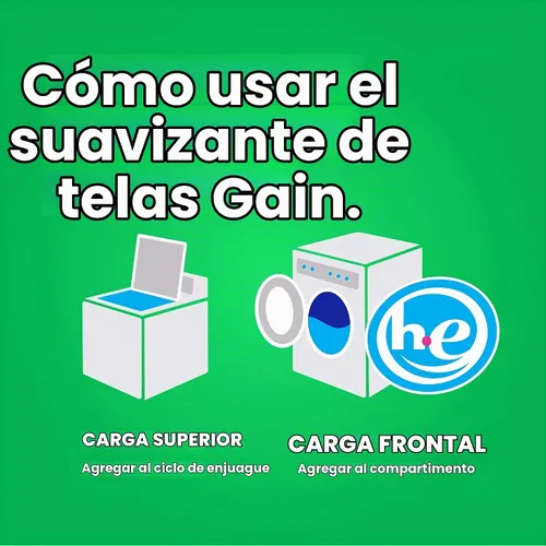 Vista 8 de Gain Líquido suavizante de telas para lavandería, brisa de luz de luna, el embalaje puede variar, un total de 192 cargas, 41 onzas líquidas, paquete