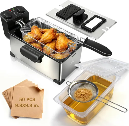 Vista 3 de Máquina Sous Vide Wi-Fi y freidora con filtración de aceite