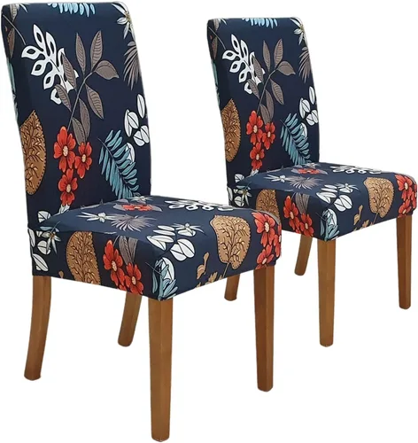 Vista 53 de SPRINGRICO Juego de 4 fundas para sillas de comedor, fundas elásticas para sillas de comedor, de elastano lavables, fundas para sillas Parsons