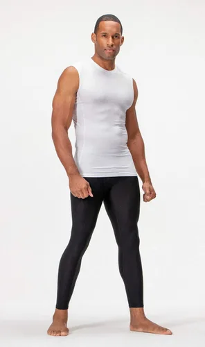 Vista 2 de DEVOPS Paquete de 3 camisas de compresión atléticas sin mangas para hombre