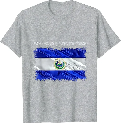 Vista 49 de Camiseta El Salvador, Negro