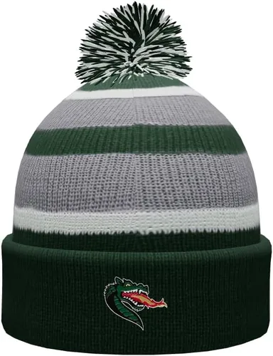 Vista 9 de NCAA Prime - Gorro de punto de invierno con pompón plegable