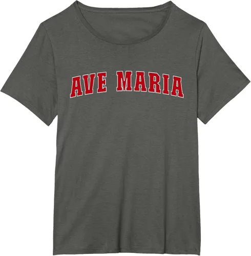 Vista 55 de Ave Maria FL Florida - Camiseta, Negro