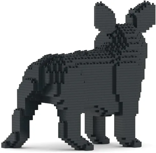 Vista 4 de JEKCA Bulldog francés 03S-M03 Bloques de construcción de plástico para perros Edad 14+