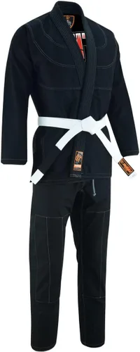 Vista 4 de Submission Fighters Interior Sublimado Pro Brazilian Jiu Jitsu BJJ Kimono Gi Uniforme Unisex Cinturón incluido