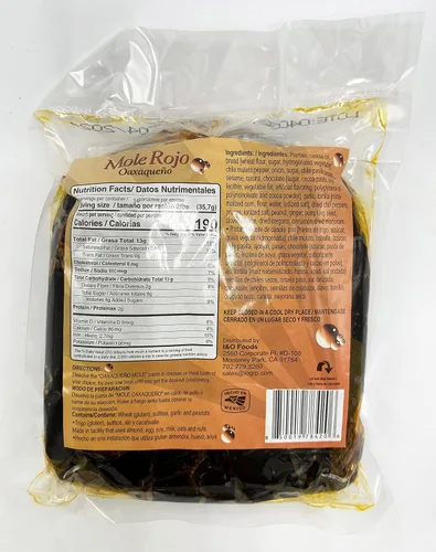 Vista 2 de MOLES 5 DE MAYO - Mole Rojo Oaxaqueno 16oz