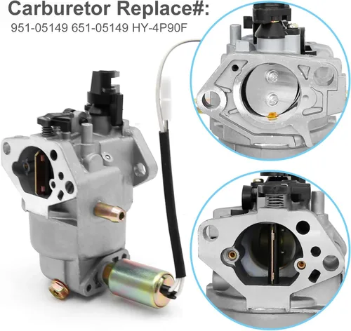 Vista 4 de SYOWADA 951-05149 Repuesto de carburador para Craftsman LT1500 R1000 RER1000 T1000 R1200, 651-05149 Reemplazo de carburador para Cadet 4P90JUC