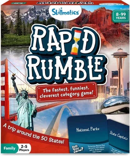 Vista 10 de Skillmatics Rapid Rumble - Juego de mesa de ritmo rápido para niños, adolescentes y adultos, diversión para la noche de juegos familiares y juguete