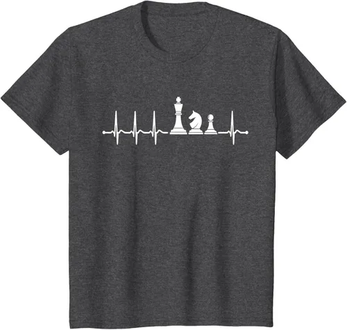 Vista 25 de Camiseta de ajedrez, niños de ajedrez, amantes del ajedrez, camiseta de ajedrez para niños, Negro