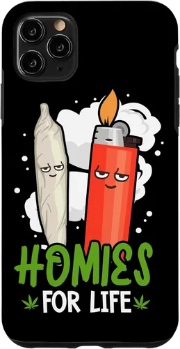Vista 13 de Homies for Life Marijuana Weed Cannabis 420 - Carcasa para iPhone 17