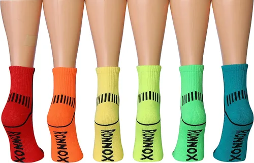 Vista 4 de RONNOX 12 pares de calcetines para correr y deportes atléticos para mujer