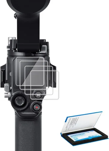 Vista 10 de [Paquete de 2+2] Protector de pantalla para Dji Osmo Pocket 3, protector de pantalla de lente para Dji Osmo Pocket 3, protector de pantalla de Osmo