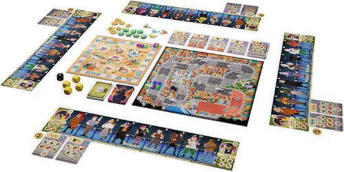 Vista 4 de Matagot Bad Company - Juego de mesa Juego de estrategia de colección temática de atraco de pandillas Divertido juego familiar para niños