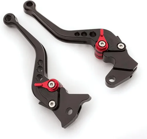 Vista 6 de ProCNC - Palancas cortas de freno para motocicleta CNC Fit MV Agusta F4 RR/F4 RC 2011-2018 Fit Aprilia RSV MILLE/R 2004-2008 Fit Ducati M1100/S/EVO