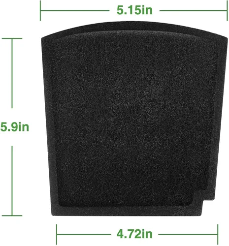 Vista 2 de 04234G Filtros de carbono de repuesto de aire compatibles con Hamilton Beach Pet TrueAir purificador eliminadores de olores modelo 04384, 04386