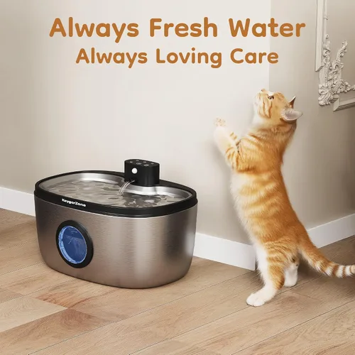 Vista 2 de Filtro de fuente de agua para gatos Keygarzone: Reemplazo para ZCW001, paquete de 6 filtros para fuente de agua y bomba para gatos y perros, filtros