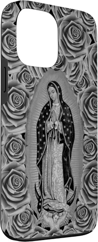 Vista 3 de Funda floral Virgen De Guadalupe para iPhone 13 Pro Max Our Lady Virgen De Guadalupe