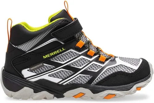 Vista 6 de Merrell Moab FST Mid a/C WTRPF - Zapatillas de senderismo para niños 2-Negro Hv