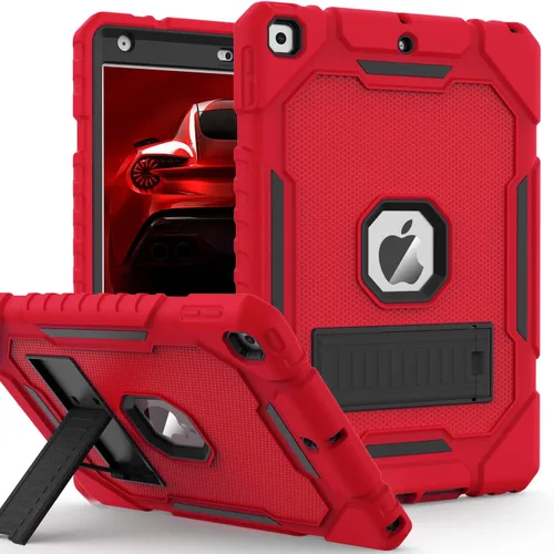 Vista 14 de ZoneFoker Funda para iPad de 9ª/8ª/7ª generación 2021/2020/2019 (10.2 pulgadas), Resistente de Servicio Pesado Grado Militar a Prueba de Golpes