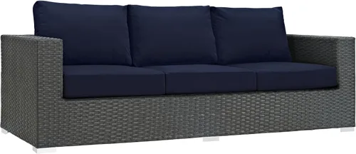 Vista 8 de Modway - Sillón para exteriores Lienzo antiguo Beige