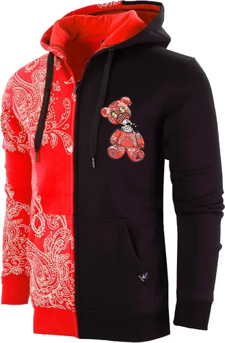 Vista 44 de SCREENSHOT Sudadera urbana de forro polar para hombre, diseño de dibujos animados de animación, parche bordado de gel