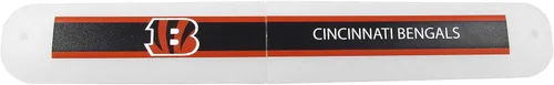 Vista 5 de Siskiyou Sports NFL Cincinnati Bengals - Juego de cepillo de dientes y estuche de viaje, unisex, color blanco, talla única Perfecto para viajar