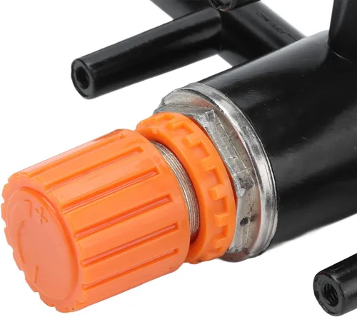 Vista 5 de Pieza de ajuste de válvula reguladora de presión, accesorios de interruptor de compresor de aire, fácil de reemplazar duradero M5 G1/4 G1/8