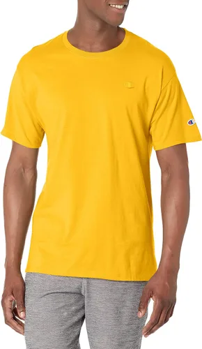 Vista 23 de Champion Men's Classic Short Sleeve T-Shirt, Standard Fit, Midweight 100% Cotton, Available in Regular and Big & Tall