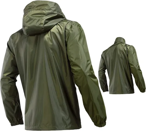 Vista 3 de Rodeel Traje impermeable de pesca para hombres (chaqueta de equipo de lluvia y traje de pantalón)