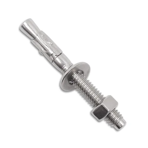 Vista 16 de Anclaje de cuña de 1/2" x 3-3/4 pulgadas, anclajes de hormigón de acero inoxidable, sujetadores de pernos de expansión de trabajo pesado