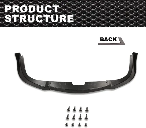 Vista 8 de Divisor de parachoques delantero sin pintar compatible con Subaru Impreza WRX STI CS2 2006-2007