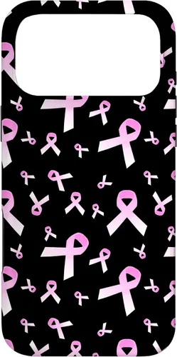 Vista 22 de Pink Ribbon Pattern Mestastatic Breast Cancer Awareness Case for iPhone 17