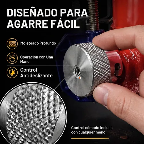Vista 3 de Pomo de válvula de aluminio para botella 6061 para prensa de carga de puerto, mango de liberación atornillado de 3/8 pulgadas, fácil de instalar