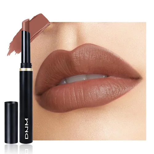 Vista 30 de evpct Lápiz labial líquido mate malva con aceite de labios, acabado brillante, lápiz labial 2 en 1, resistente al agua de larga duración