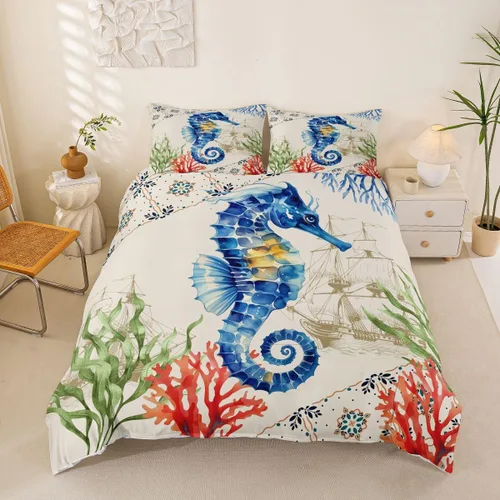 Vista 27 de Juego de ropa de cama de piel de vaca para niños y niñas, funda de edredón con estampado de estrellas de piel de vaca occidental, funda de edredón
