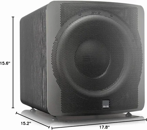 Vista 4 de SVS Subwoofer SB-3000 - Controlador de 13 pulgadas, 800 W RMS, potencia máxima de 2500 W, aplicación de control DSP - Ceniza negra premium