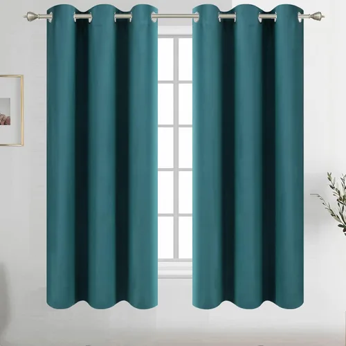 Vista 51 de Diraysid Cortinas opacas beige con ojales para dormitorio, con aislamiento térmico, cortinas de oscurecimiento de habitación, 38 x 54 pulgadas, 2