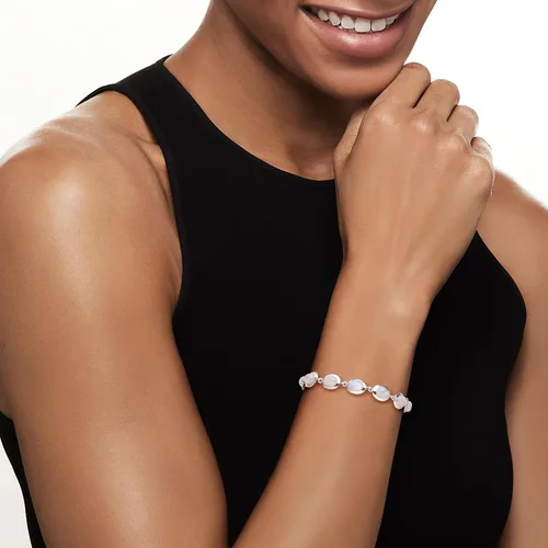 Vista 2 de Ross-Simons Moonstone Bracelet in Sterling Silver