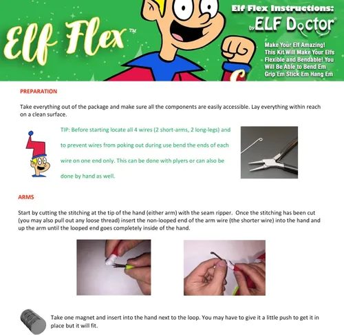 Vista 2 de Elf Doctor Kit de actualización de elfo flexible ELF: ¡haz que tu elfo sea