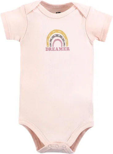 Vista 8 de Hudson Baby baby-girls Cotton Bodysuits 3-pack