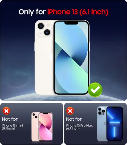 Vista 2 de LEKEVO Funda magnética para iPhone 13 [compatible con MagSafe] [protector de lente de cámara integrado] Funda delgada de silicona suave a prueba